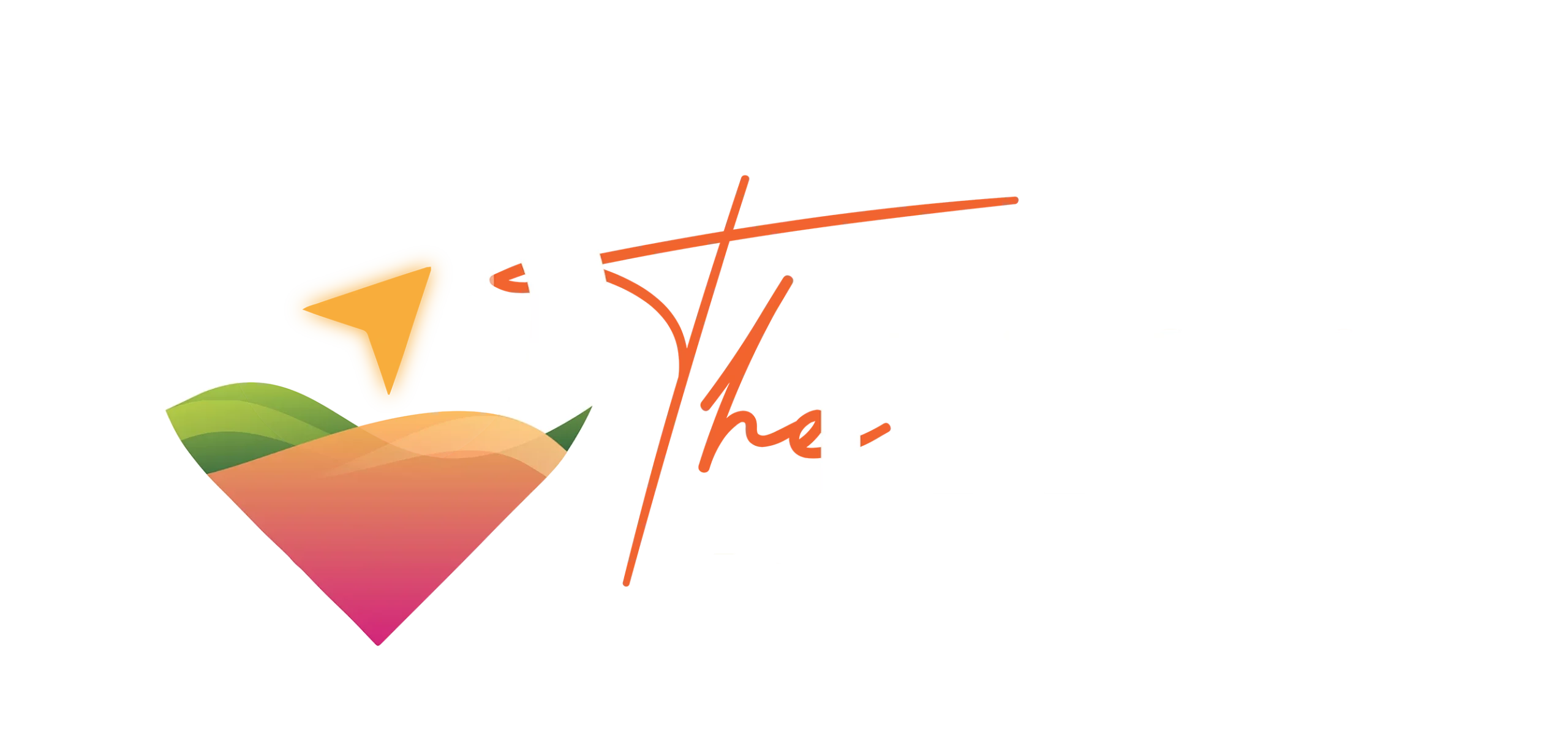 the map white logo